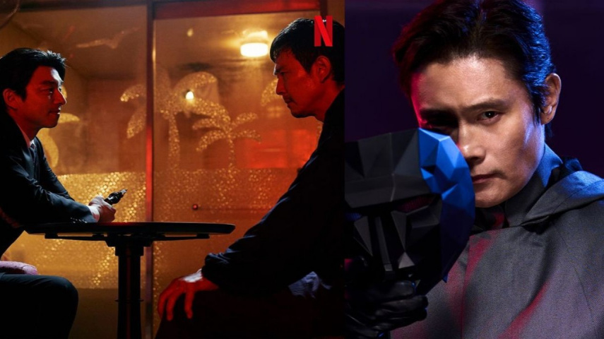 Gong Yoo, Lee Jung Jae, Lee Byung Hun in Squid Game 2; Image Courtesy: Netflix Korea