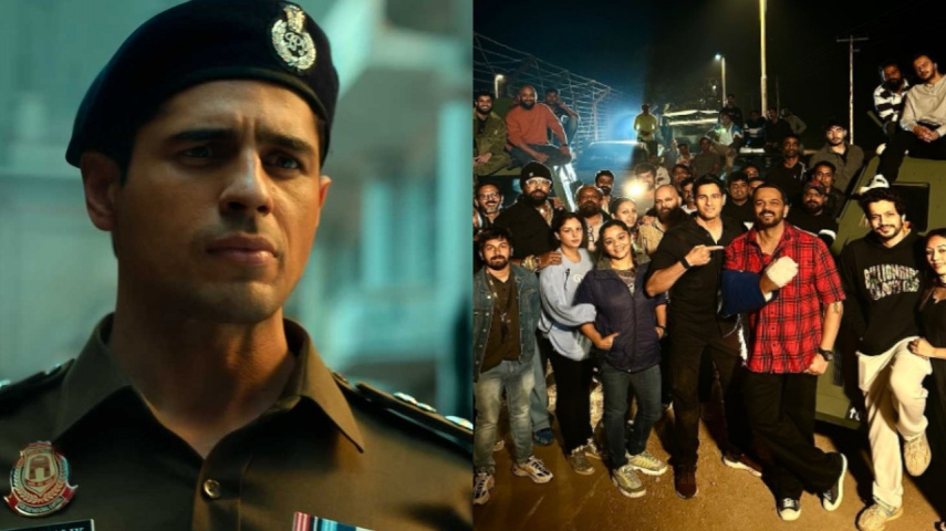 Sidharth Malhotra reacts to 'blood and sweat' throwback PIC with Rohit Shetty and Indian Police Force team