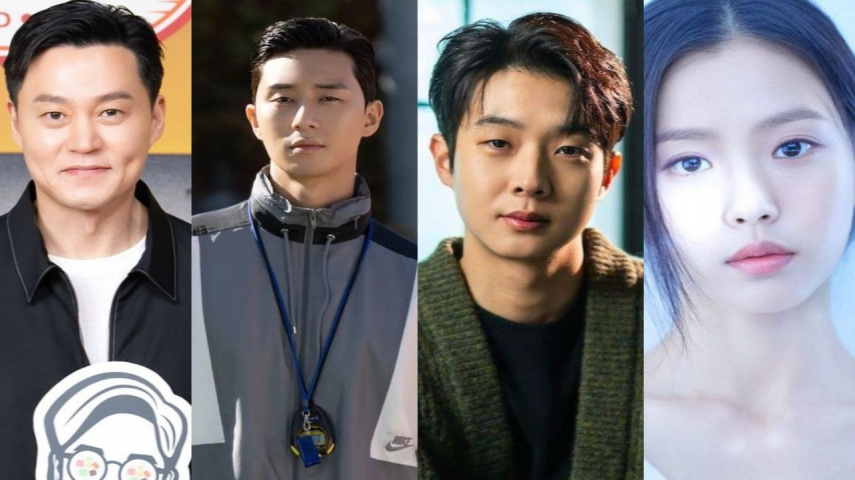 Lee Seo Jin (credit: tvN), Park Seo Joon (credit: Awesome ENT.), Choi Woo Shik (credit: Fable Story), Go Min Si (credit: Mystic Story)