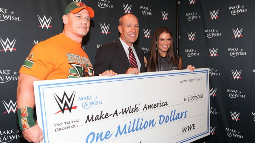 John Cena's name is synonymous with 'Make A Wish' grants for children