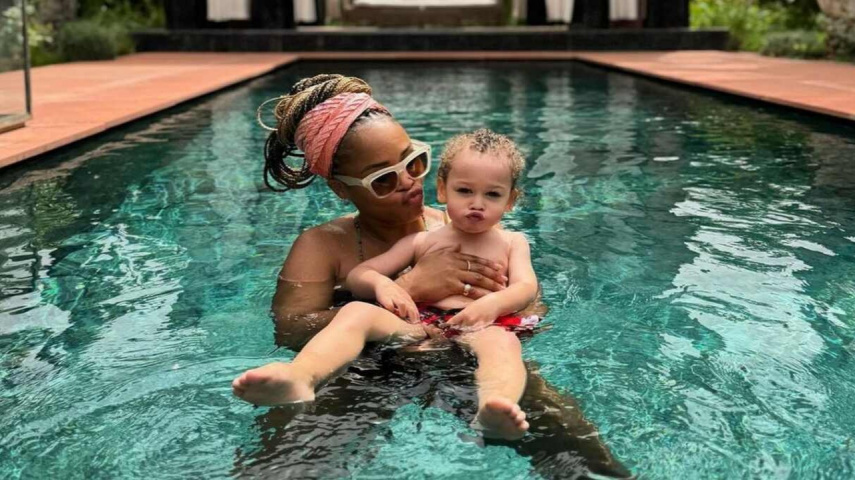 Rapper Eve Shares Heartwarming Pics With 2-Year-Old Son