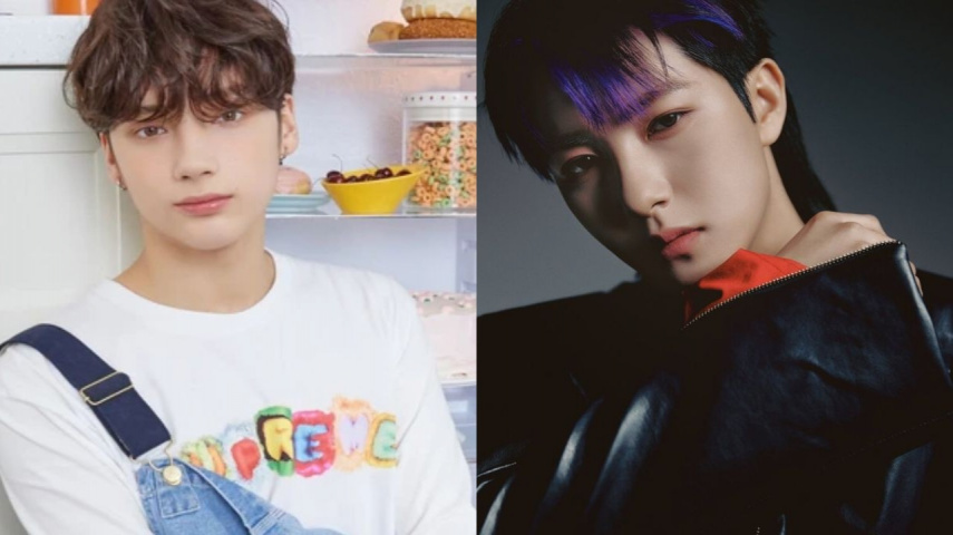 Huening Kai and Renjun: Footage from BIGHIT Music and SM Entertainment