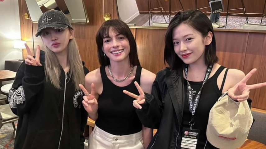Liz, Anne Hathaway, Yujin (Picture Credits- Yujin's Instagram)