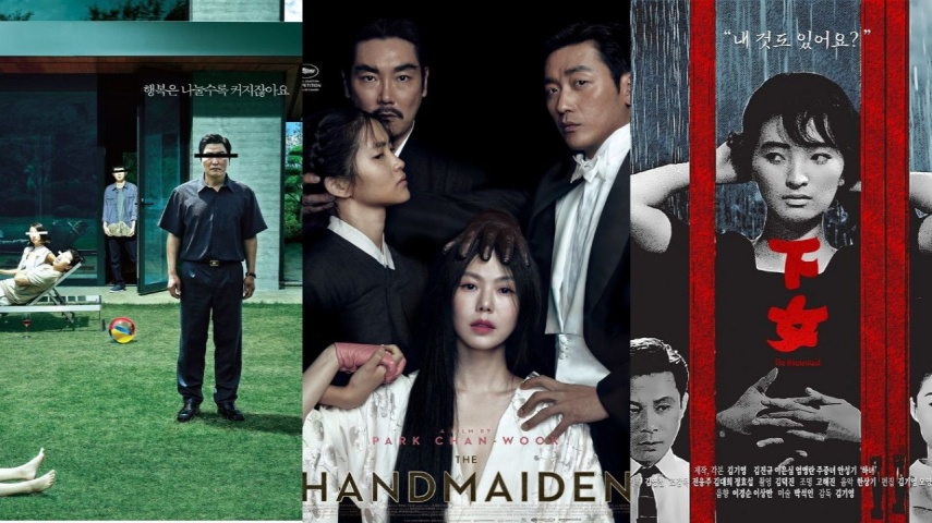 Parasite and The Mainden poster (CJ Entertainment), The Housemaid (Kuk Dong)