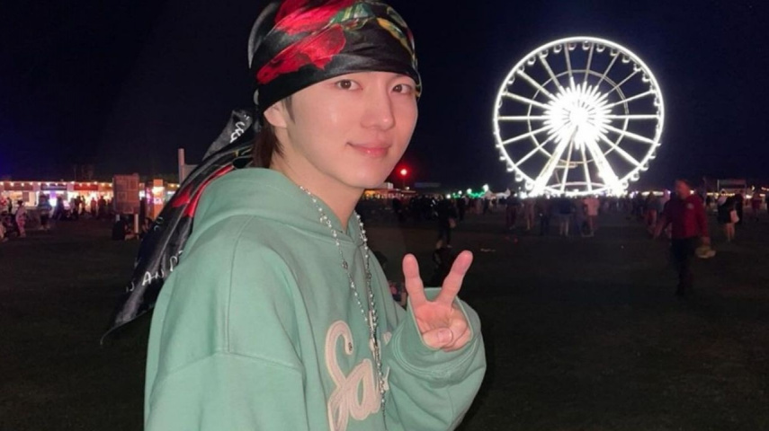 Kino at Coachella: Image from Kino's Instagram