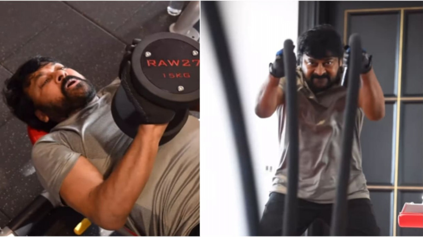 Chiranjeevi's fitness video for Vishwambara