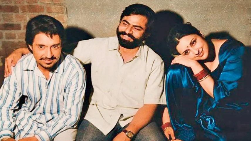 Anjum Batra in centre alongside Diljit Dosanjh and Parineeti Chopra (Instagram/ Anjum Batra)