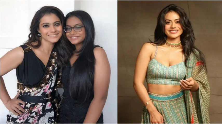 Then and now pictures of Nysa Devgan