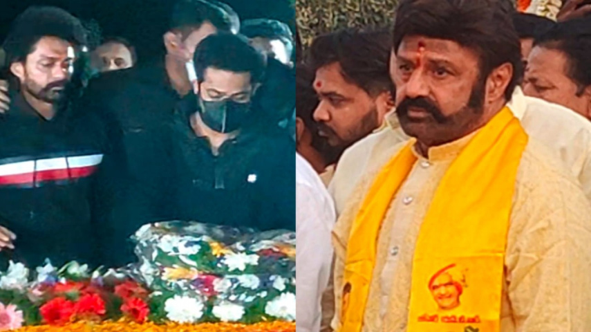 VIDEO: Jr NTR, Kalyan Ram visit NTR Ghat; payrespects to grandfather on death anniversary