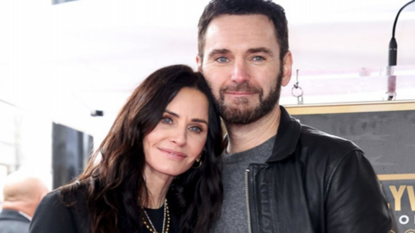 Actress Courteney Cox  and Johnny McDaid- Getty Images 