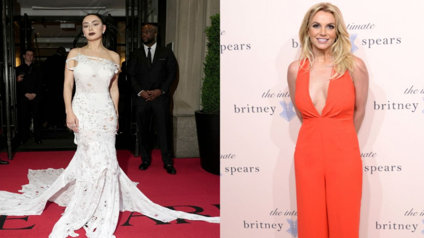 Charli XCX, Britney Spears via Getty Images