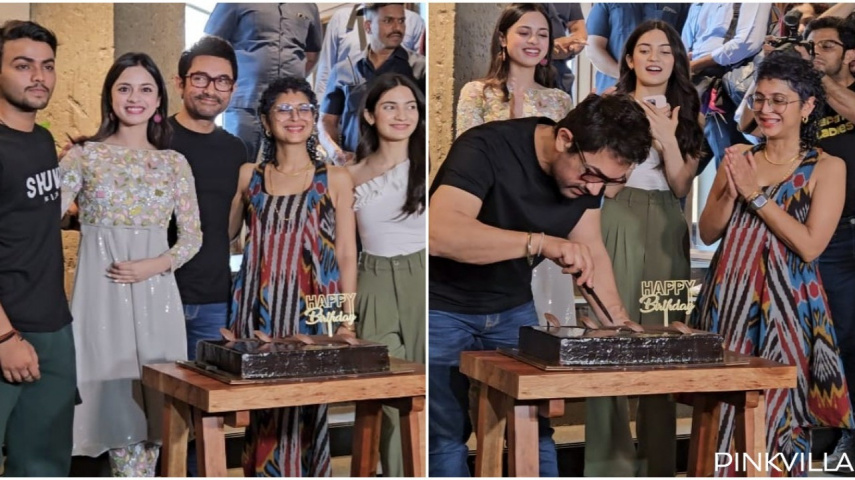 WATCH: Aamir Khan celebrates 59th birthday by cutting cake with paps; Kiran Rao, cast of Laapataa Ladies join