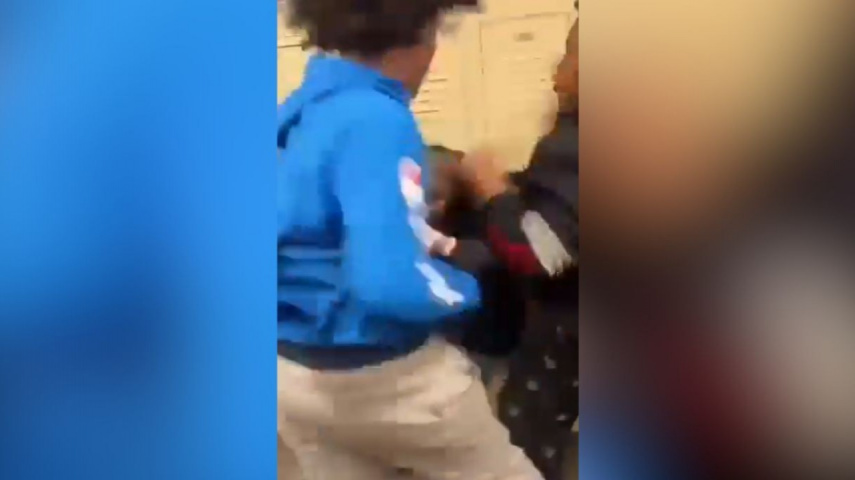 Viral clip shows helpless kid being attacked by bullies 