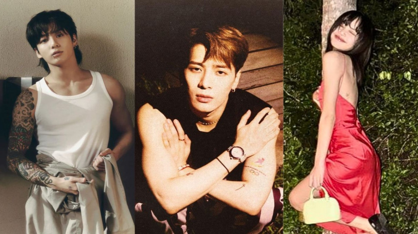 BTS' Jungkook, GOT7's Jackson, BLACKPINK's Lisa; Image Courtesy: BIGHIT MUIC, Jackson & Lisa's Instagram