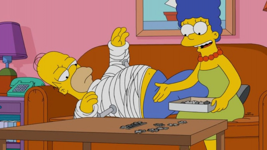 The Simpsons kill Larry 