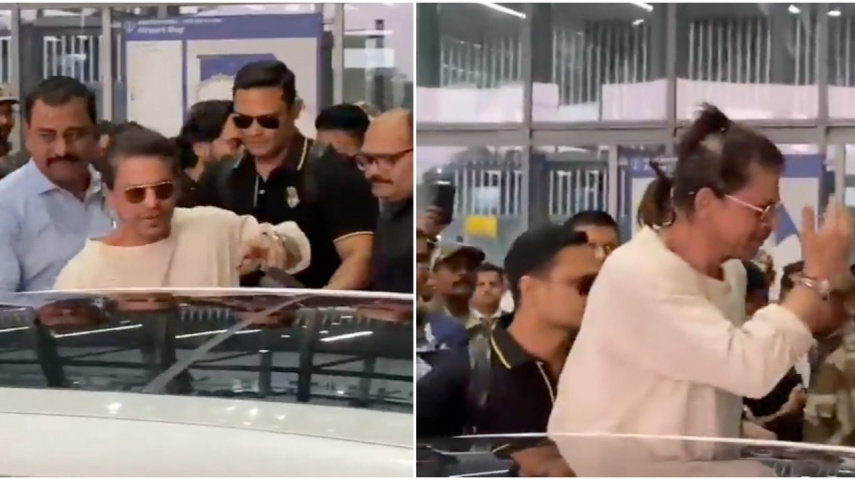 WATCH: Shah Rukh Khan receives roaring welcome as he arrives in Kolkata for KKR Vs SRH's IPL match