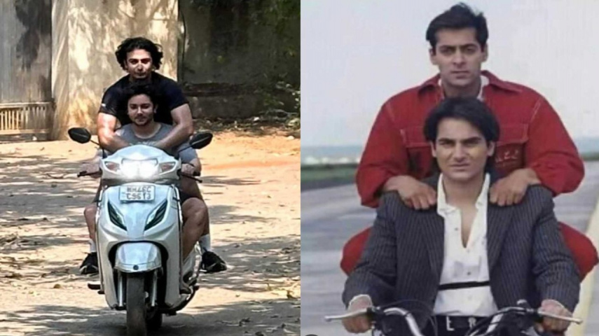 Arhaan Khan drops PICS ft. Salman Khan, Arbaaz Khan, Sohail Khan's son Nirvaan; writes, 'brothers, bikes and biceps'