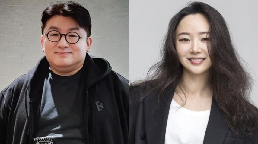 Bang Si Hyuk, Min Hee Jin; Image Courtesy: Bang Si Hyuk, HYBE