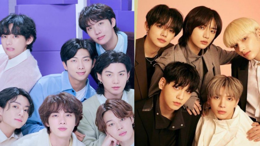 BTS and TXT: Images from BIGHIT MUSIC