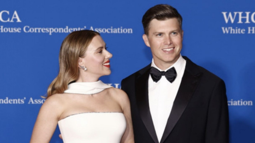  Scarlett Johansson and Colin Jost - Getty Images 