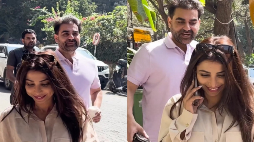 Arbaaz Khan and wife Sshura Khan's banter with paps is too cute to miss; WATCH