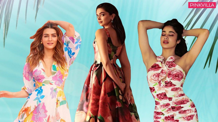 Deepika Padukone, Kriti Sanon, janhvi kapoor, sara ali khan, Katrina Kaif, floral, floral dresses, dress, hot, sexy, Style, Fashion
