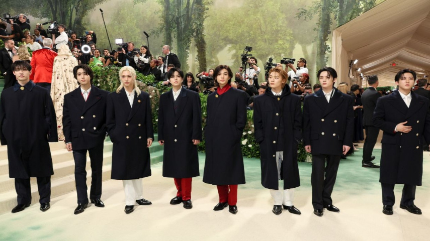 Stray Kids at Met Gala: courtesy of Getty Images
