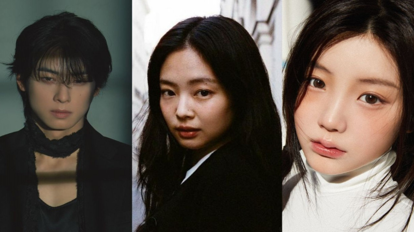 ASTRO's Cha Eun Woo: Fantagio, BLACKPINK's Jennie: Jennie's Instagram, ILLIT's Wonhee: BELIFT LAB ASTRO's Cha Eun Woo: Fantagio, BLACKPINK's Jennie: Jennie's Instagram, ILLIT's Wonhee: BELIFT LAB