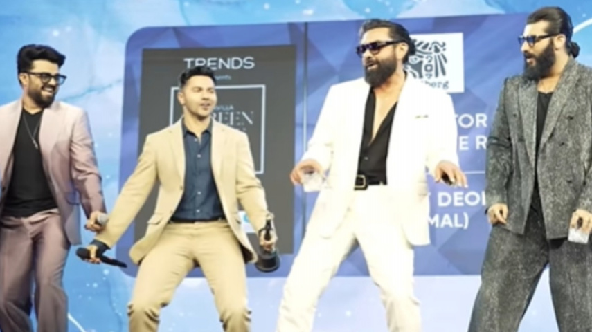 Pinkvilla Screen and Style Icons Awards: Arjun shares his dance video with Bobby and Varun