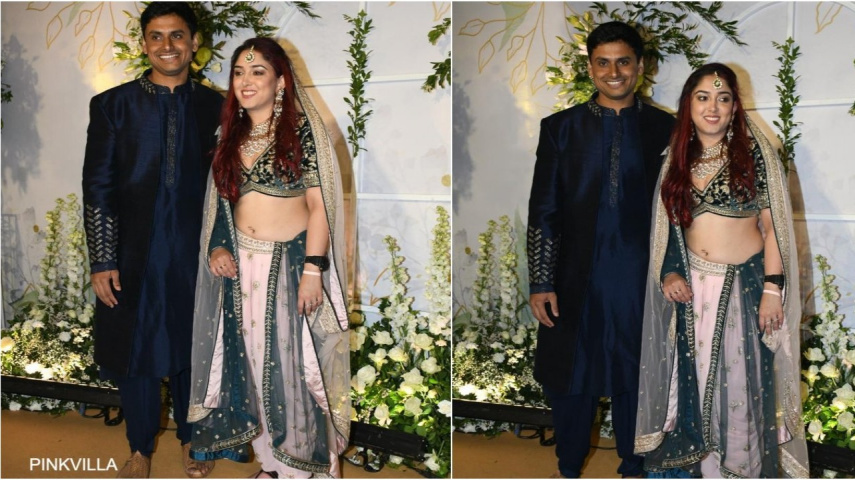 WATCH: Ira Khan and Nupur Shikhare make first appearance as married couple; duo glows in traditional outfits