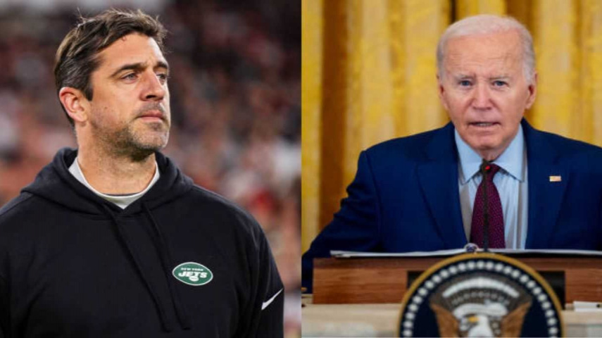 Aaron Rodgers Fuels Joe Biden's ‘Not Really Joe Biden’ Conspiracy Theory