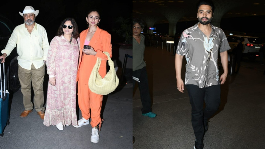 Rakul Preet Singh and Jackky Bhagnani jet off to Goa with family for wedding; WATCH