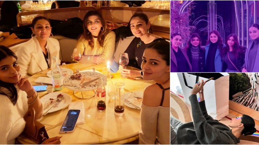 PICS: Suhana Khan and Ananya Panday enjoy quality time with mommies Gauri Khan, Bhavana Pandey in Paris