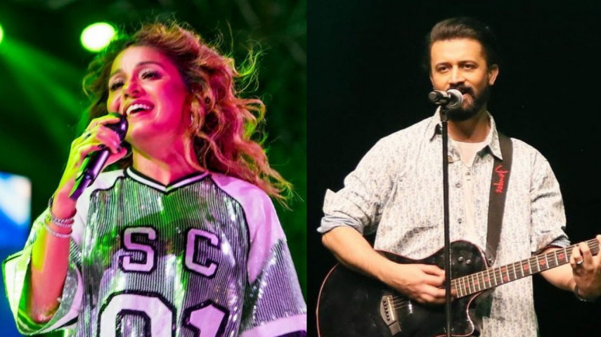 Sunidhi to Atif, 6 times singers reacted after fans threw things on stage during concerts (Instagram - Sunidhi Chauhan/Atif Aslam)