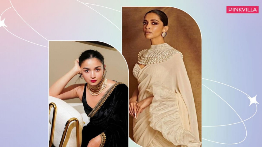 Deepika Padukone and Alia Bhatt adorning the pearl trend 