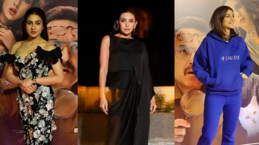 Karisma, Kriti & Sara showcase different fashion moods