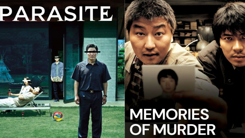 Parasite poster and Memories of Murder poster: courtesy of CJ Entertainment