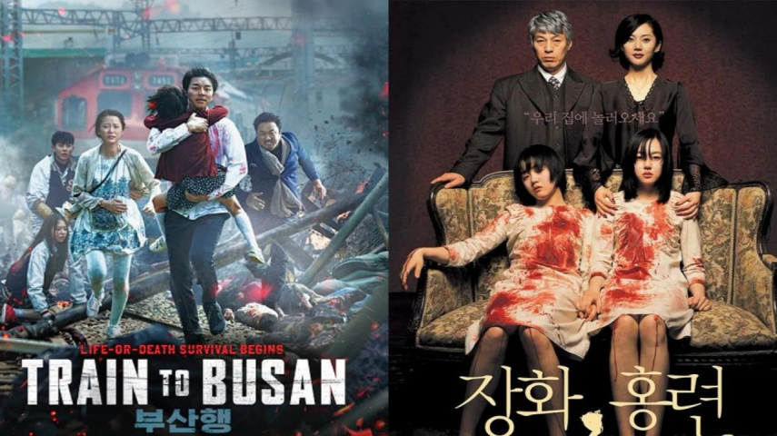 Train to Busan (Image Credits-Next Entertainment World),  A Tale of Two Sisters (Image Credits- Cineclick Asia)