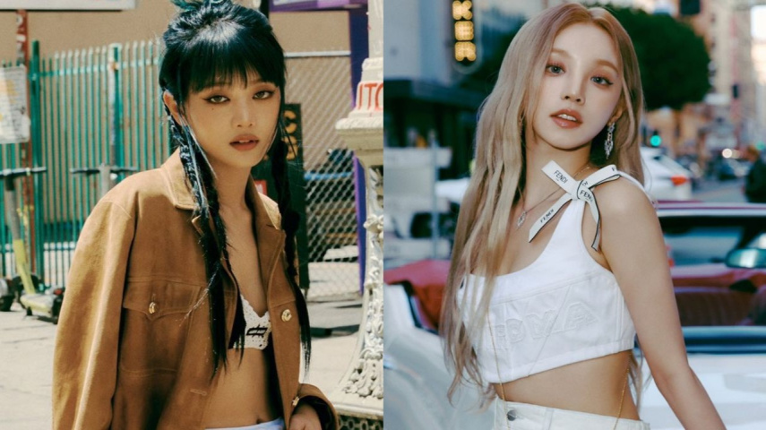 (G)I-DLE’s Minnie and Yuqi; Image Courtesy: CUBE Entertainment