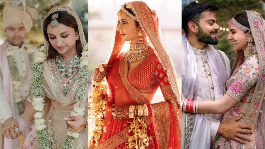 Katrina Kaif, Kiara Advani, Athiya Shetty, Parineeti Chopra, Anushka Sharma, Rakul Preet Singh, Kriti Kharbanda, Wedding, lehengas, fashion