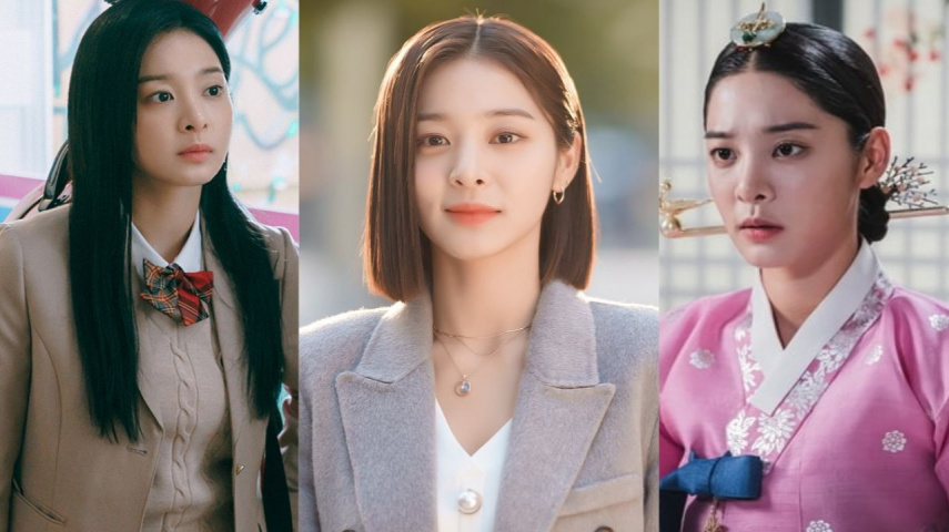 Seol In Ah in Twinkling Watermelon, Business Proposal and Mr. Queen; Image Credit: tvN, SBS  