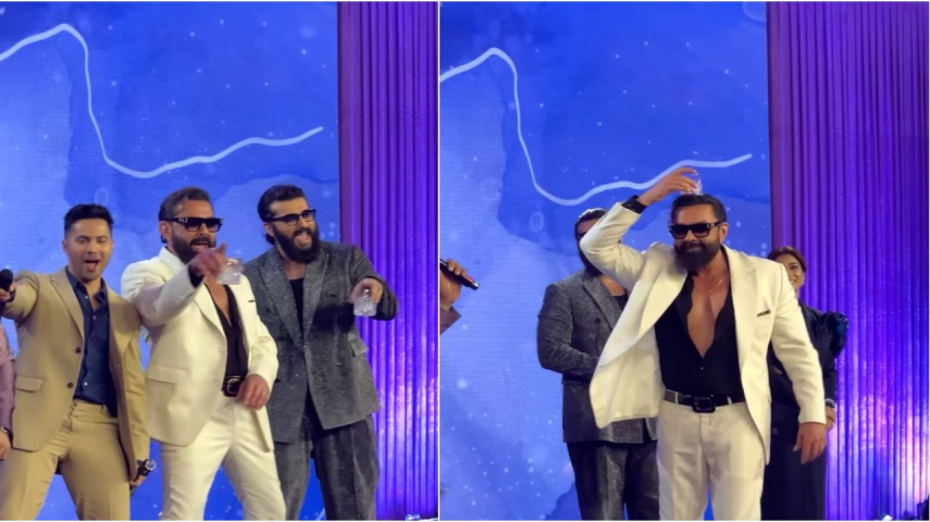 Pinkvilla Screen & Style Icons Awards: Bobby Deol dances to Jamal Kudu; Varun Dhawan and Arjun Kapoor join in
