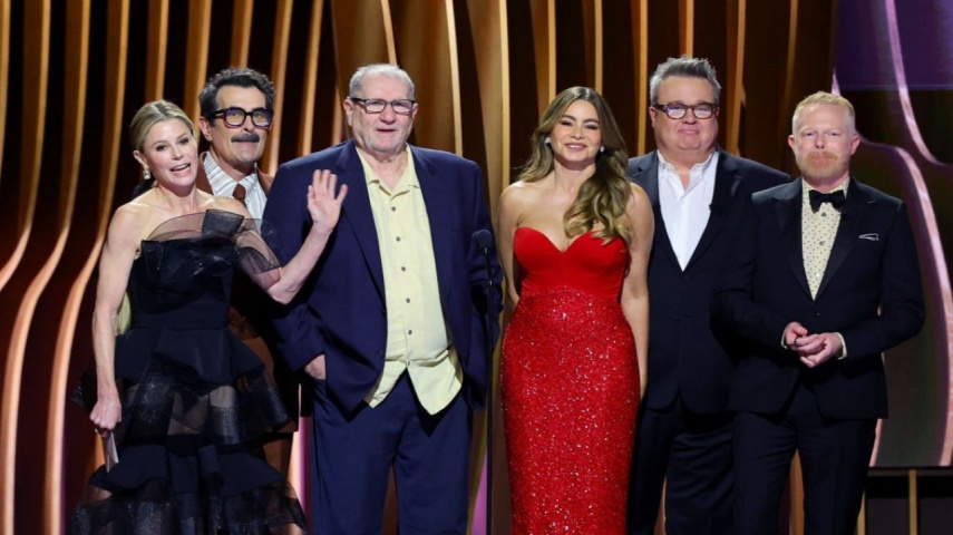 The cast of The Modern Family in SaG Awards 2024