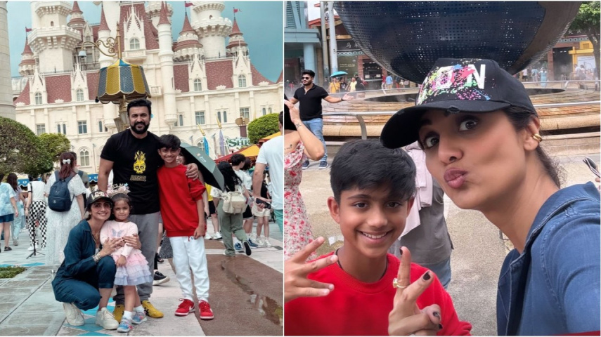 PICS: Shilpa Shetty gives peek into her Singaporean vacation with hubby Raj Kundra and kids Viaan-Samisha