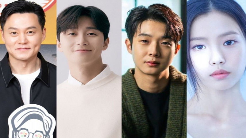 Lee Seo Jin (credit: tvN), Park Seo Joon (credit: Awesome ENT.), Choi Woo Shik (credit: Fable Stoy), Go Min Si (credit: Mystic Story)