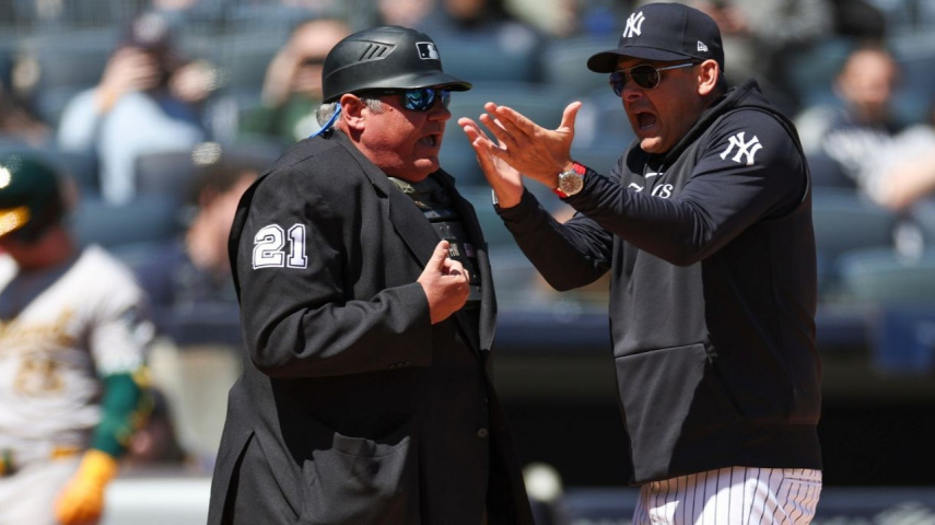 Yankees Manager Aaron Boone Ejected from Game for Doing Absolutely Nothing