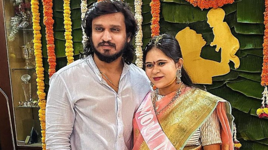 Karthikeya 2 actor Nikhil and wife Pallavi celebrate baby shower