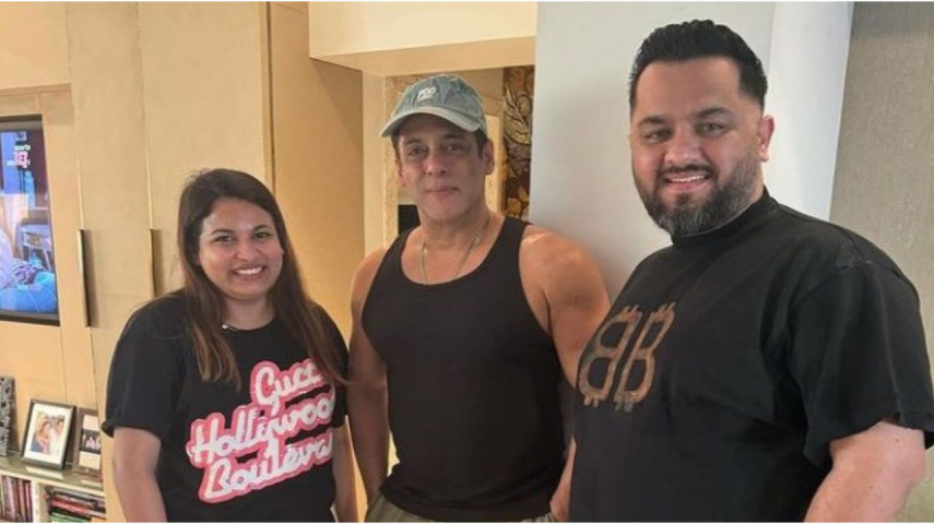 PICS: Salman Khan's physical transformation grabs attention as he poses with fan; is it for The Bull? 