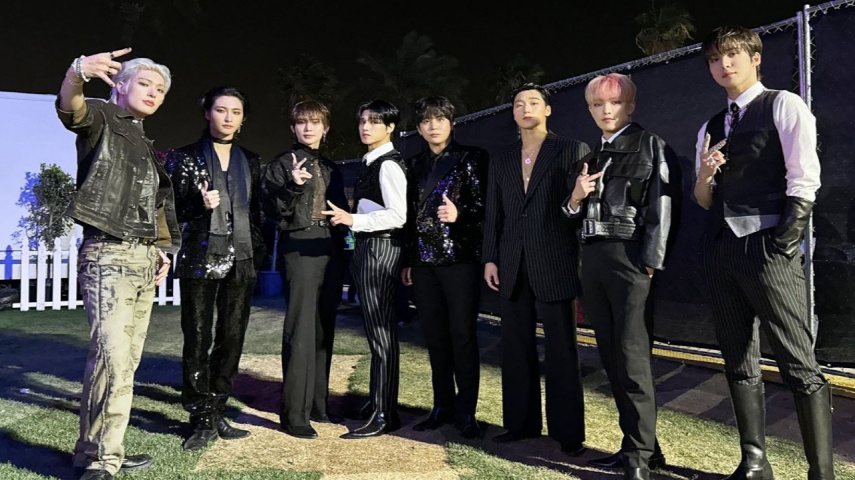 ATEEZ at Coachella 2024; Image: ATEEZ's Twitter