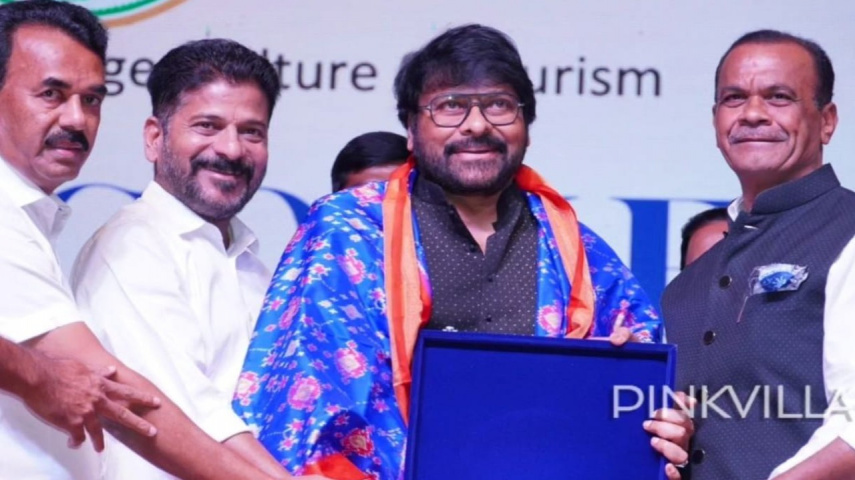 Chiranjeevi felicitated with Padma Vibhushan award